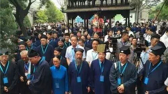 中國道教協會紀念抗日戰爭70周年和平祈禱法會大合照