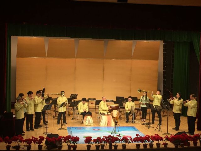 澳門道樂團在中國音學學院廳獻演“文武點降脣” 