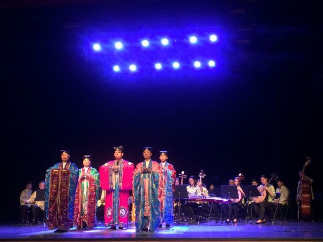 澳门道乐团及道协法务团在西安音乐学院献演“太乙赞” 